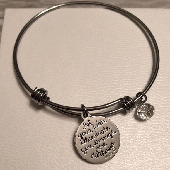 Stainless Steel Cross Bracelet - Picture 1 of 2